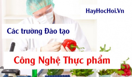 Các trường đào tạo ngành Công nghệ thực phẩm ở Tp.Hồ Chí Minh, Hà Nội và các Tỉnh